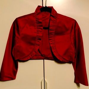 David’s bridal jacket Apple Red